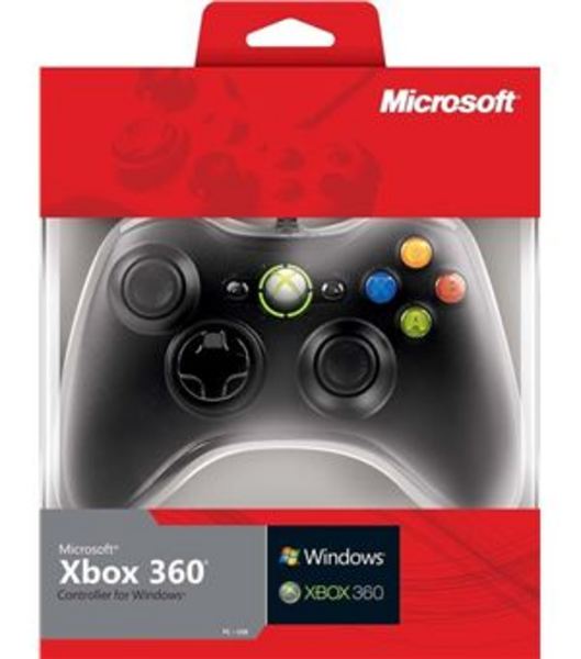 MANDO X360 CON CABLE NEGRO MICROSOFT PC
